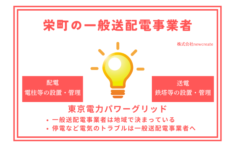 栄町の一般送配電事業者