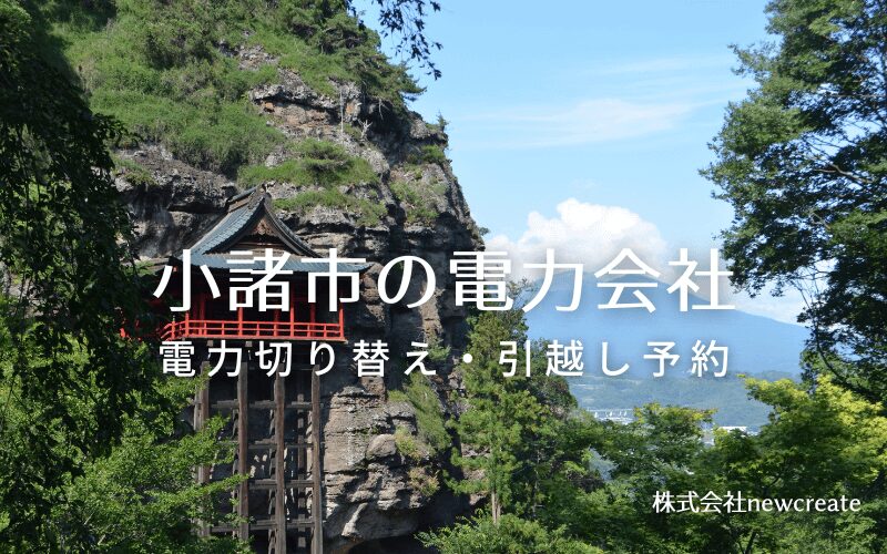 小諸市で失敗しない電力会社の選び方と申込手順|料金プラン&サービス比較