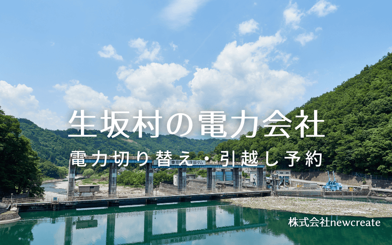 生坂村で電気代を節約！引越し先の電力予約・新電力へ切替え