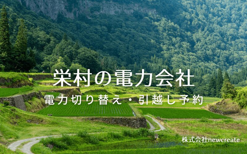 栄村で電気代を節約！引越し先の電力予約・新電力へ切替え