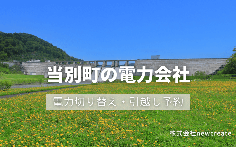 当別町で電気代を節約！引越し先の電力予約・新電力へ切替え